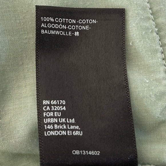 Urban Outfitters BDG A Line High Rise Overdyed Denim Short in Turquoise Green 27 - Picture 9 of 9